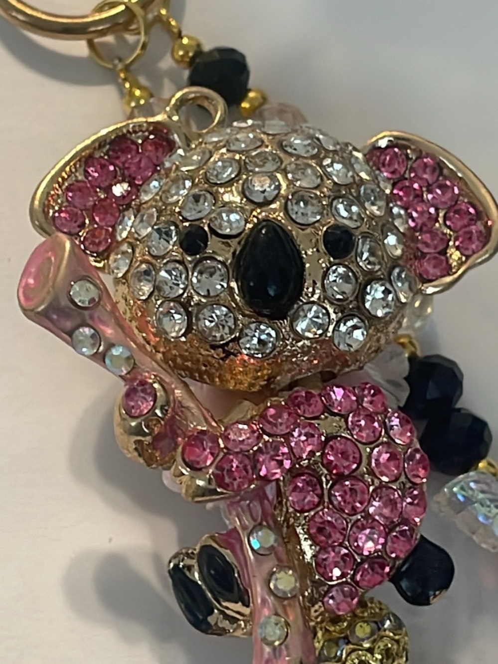 Gold-tone Koala purse or bag charm